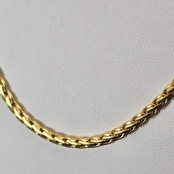 Gold Filled 1/20 Wide Wheat Rope Chain Necklace 20" Lobster Clasp Jewelry JJ4157 - Picture 4 of 8